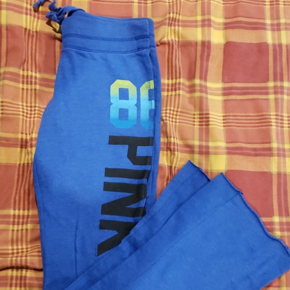 PINK Victoria Secret blue sweats